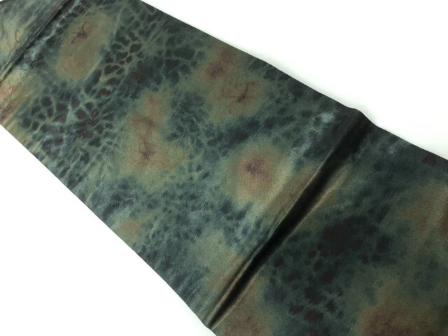 6371050: Japanese Kimono / Vintage Nagoya Obi / Woven Abstract Pattern