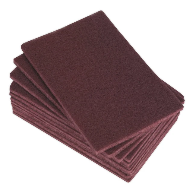 Sealey HP1523M Abrasiva Finale Pastiglia 150 x 230mm Medio Confezione 10