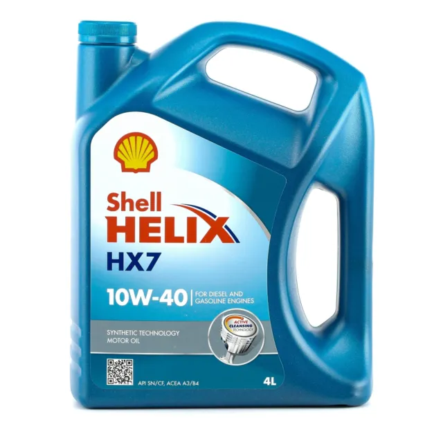 SHELL Helix HX7 Motoröl 10W-40 Motorenöl 4 L MB 229.3 VW 501 01 VW 505 00