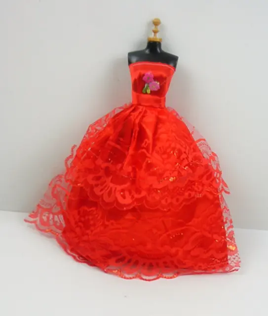 Good-Fashion Barbie Doll Sized Accessory/Cloth@Any 1 pc Dress +A Shoes@BEST Gift