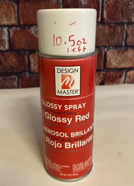 Design Master Colortool Floral Spray Paint 12 Ounces- 775 Orange