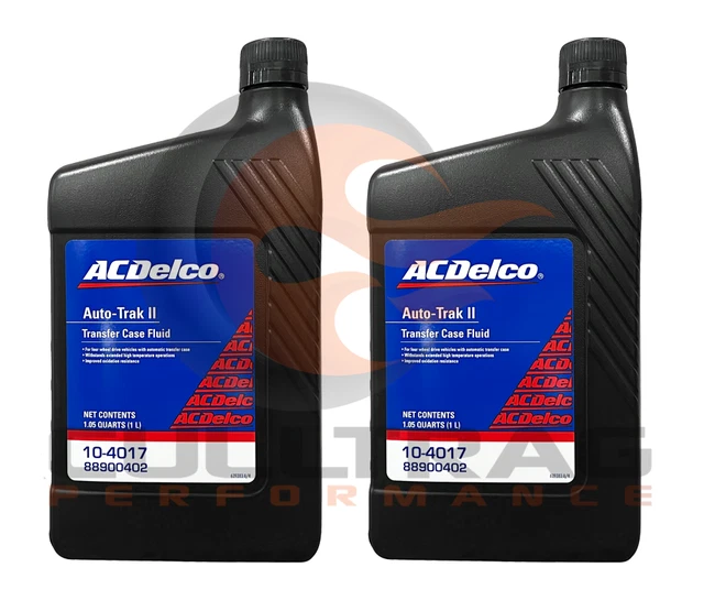 GENUINE GM ACDELCO AutoTrak II Transfer Case Fluid 33.8oz Set Of 2