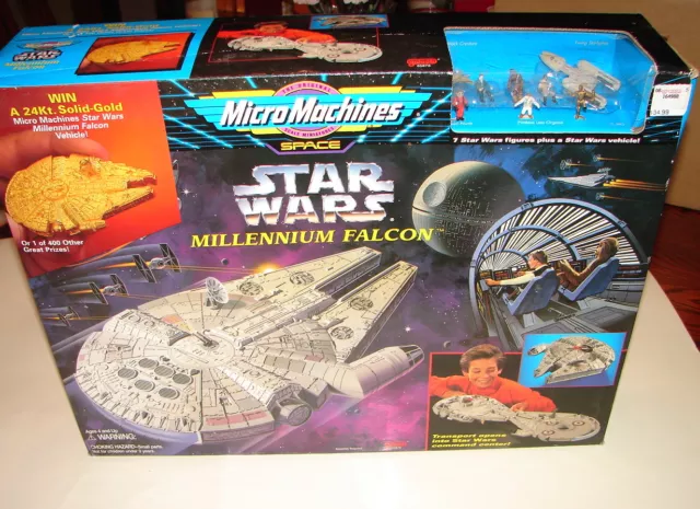 Star Wars Micro Machines Galoob Millennium Falcon Playset MISB 1995 sealed 217