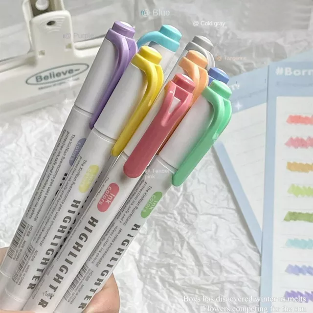 5 Colors/box Drawing Fluorescent Pen  School Office Supplies