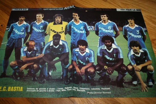 PSG - Bastia 3-1, 24/11/81, Division 1 81-82 - Histoire du #PSG