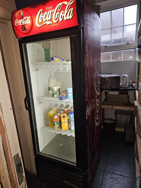 Second hand coca cola fridge deals for sale