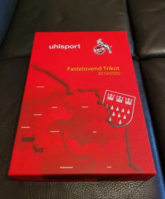 Uhlsport 1.FC Köln Karneval Fastelovend Trikot Shirt 2019/2020 Größe L OVP