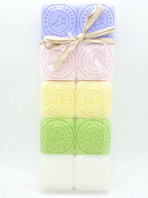 Lot De 3 Savons Au Lait D'ânesse SOLIFA - 70g Chacun - Neufs - Soin Naturel