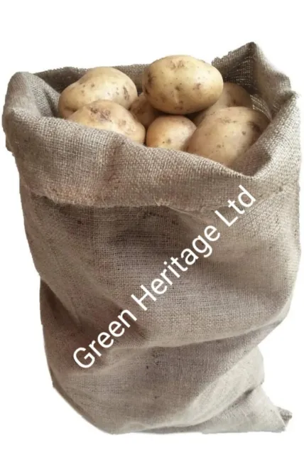 Jute Hessian Sacks Bags 5kg to 50kg Potato Vegetable Storage Sack Hessian Potato