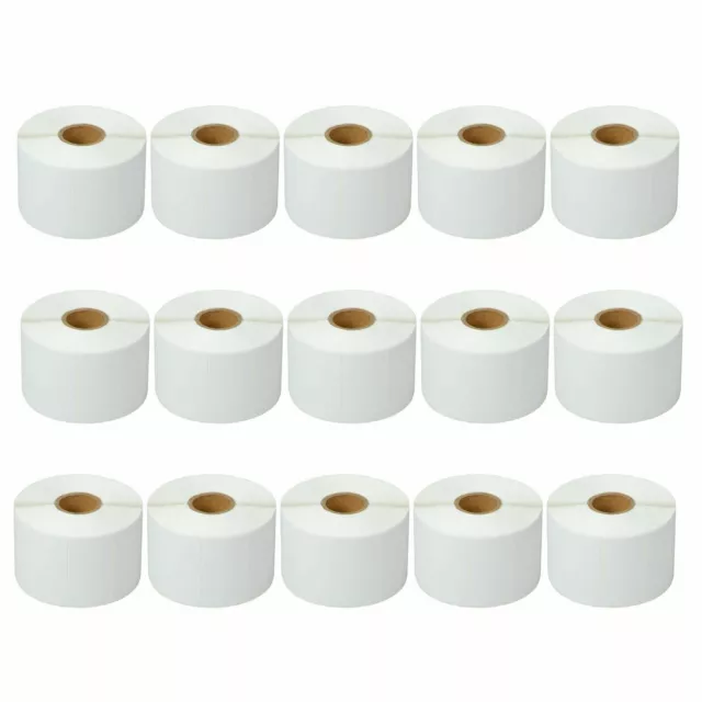 15Rolls Direct Thermal 2X1 1300 Labels P/R For Zebra LP2642 LP2442 T402 GC420T