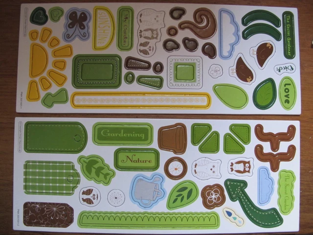 Planches embellissements cartons Thème Nature Loisirs créatifs & scrapbooking