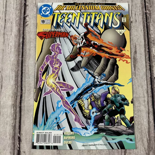 Teen Titans (2nd Series) #19 DC Comics HIGH GRADE VF Superman