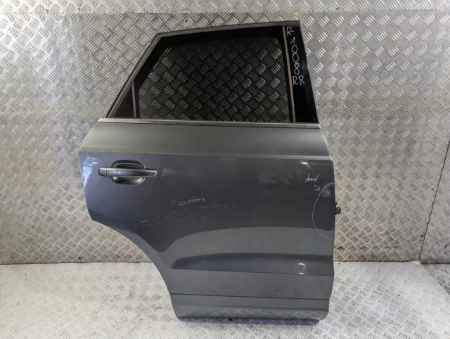 Audi Q3 Door Rear Right Driver Side Offside In Grey / Lx7R 8U Mk1 2012