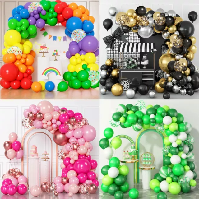 Balloon Arch Kit +Balloons Garland Birthday Wedding Party Baby Shower Decor UK 2