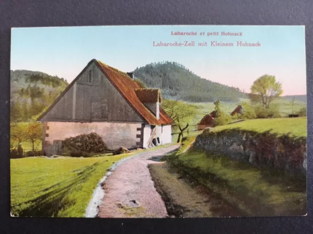 cpa Rare Alsace 68 - LABAROCHE et le Petit HOHNACK (Haut Rhin) Photo EHRETSMANN