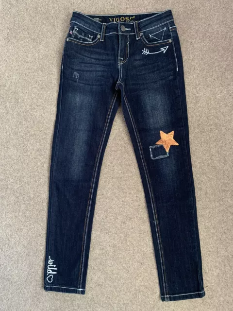 VIGOSS "The Jagger" Girls Ankle Skinny Blue Jeans Age 10 *worn once*