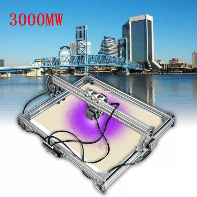 DIY Desktop Mini Laser Engraving Machine 3000MW 50x65cm Area Desktop Engraver