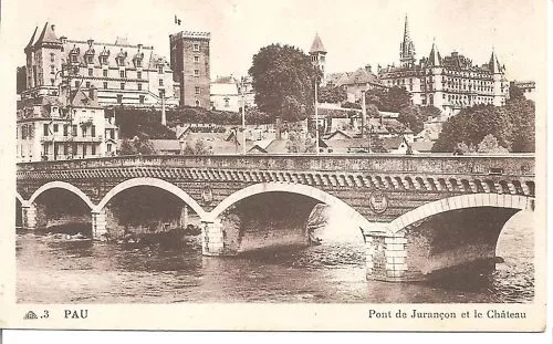 CPA 64 1946 PAU Pont de Jurançon et le château