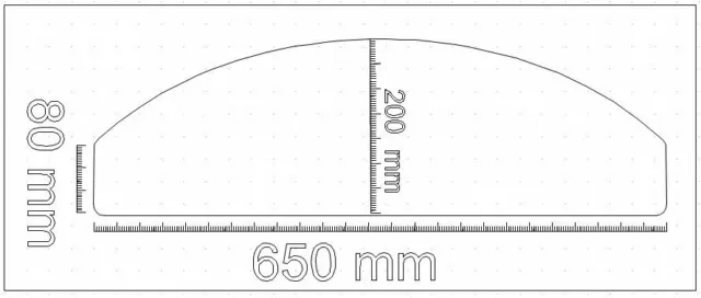 Treppen Rutsch Schutz Matten selbstklebend halbrund 20 cm gummiert transparent