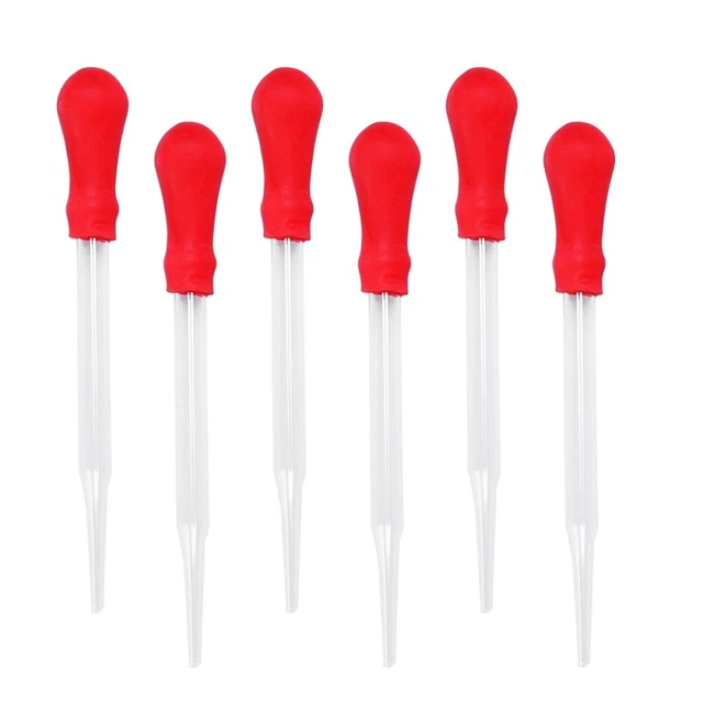 Set Pipette In Vetro Con Tappi In Silicone - 2ml, 5ml, 10ml, Graduate, Per Laboratorio O Hobby - Foto 11