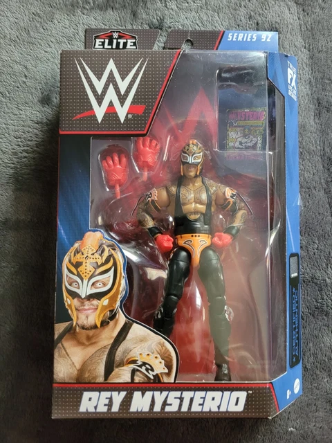 Figurine WWE Rey Mysterio Mattel Basic Series 157 - échelle 1:48, Neuve, Avec Accessoire