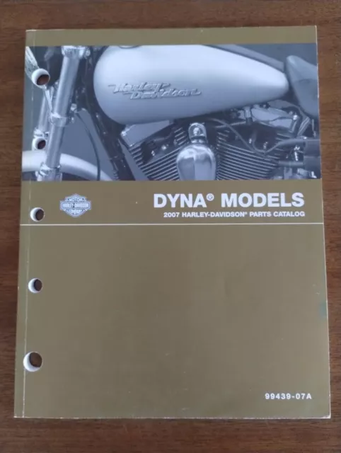 2007 Harley-Davidson Dyna Models Parts Catalog #99439-07A