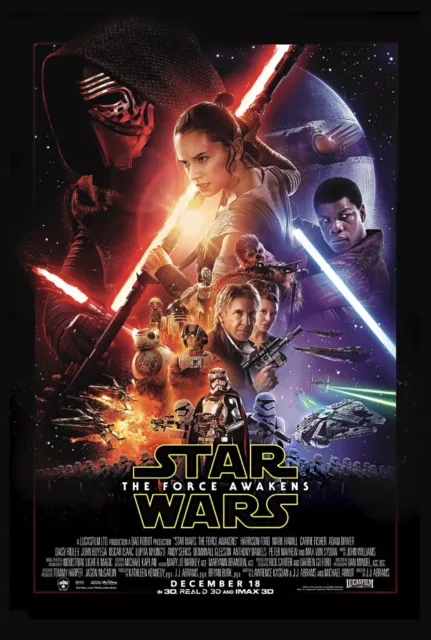 The Force Awakens Star Wars Official Original Cinema Print Premium Poster 2