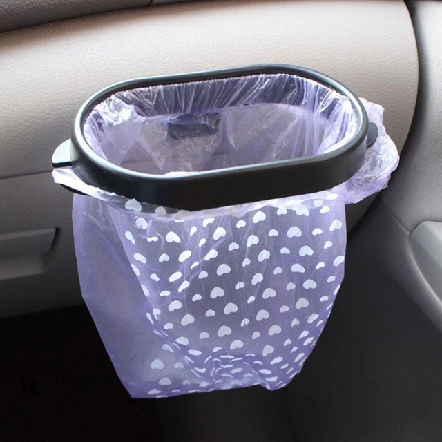 Auto Car Trash Can Bin Rubbish Garbage Holder Organizer Bag Hanger NEW new Z0F3