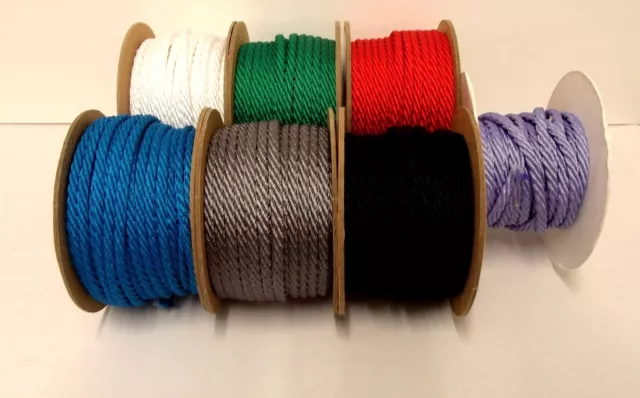 Barley Twist Cord 5mm wide Sold per metre length 6 Colours