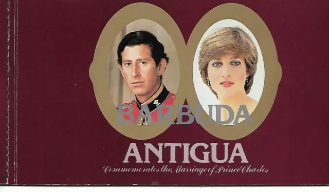 Barb 1981 Booklet Royal Wedding - Prince Charles and Diana Spencer Complete MUH