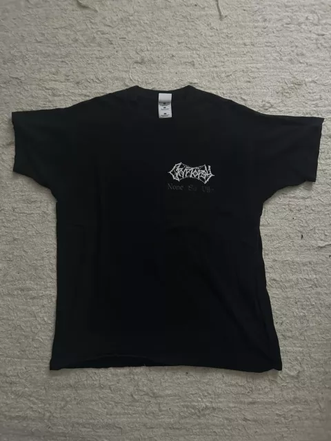 Cryptopsy Shirt None So Vile Shirt Brutal XL 90s