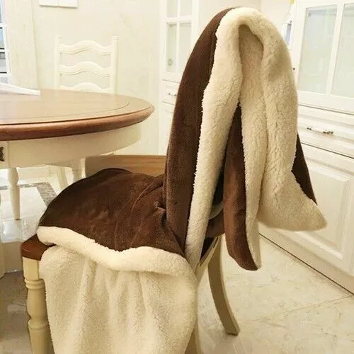 Wool Blanket Ferret Cashmere Blankets Fleece Plaid Warm Soft Throw Sofa Bed