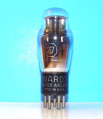 Type 27 Wards electron radio amplifier vacuum tube valve tested ST shape 227 327