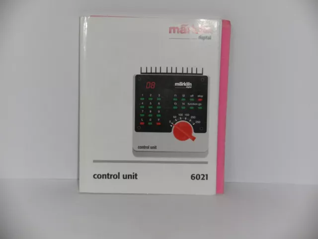 Märklin HO 6021 Control Unit Digitalstation mit Handbuch guter Zustand 2