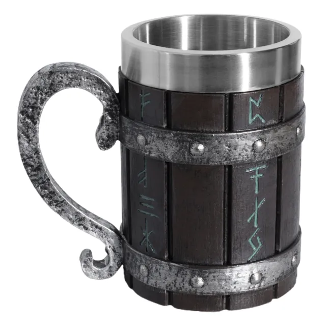 550ml Water Cup Corrosion Resistant Refill Water Creative Resin Viking Beer Mug
