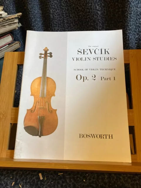 Sevcik Etudes pour violon opus 2 part. 1 partition éditions Bosworth