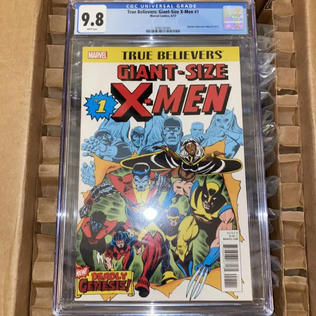 True Believers: Giant-Size X-Men #1 Reprints 1st Appearance of New X-Men CGC 9.8