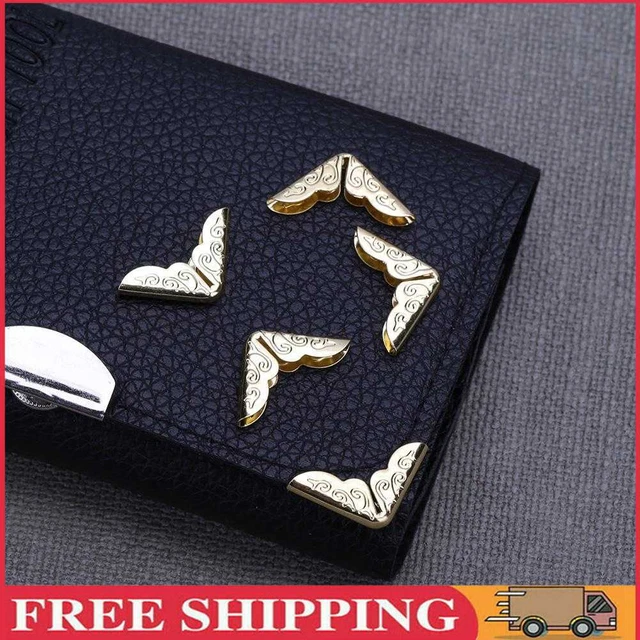 100pcs feine Seite Ton Scrapbooking Alben Menüs Ordner Ecke Protektoren Karte Da