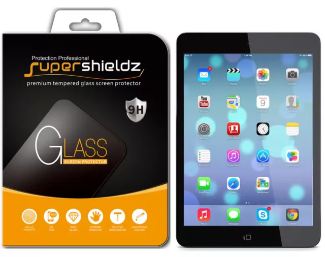 2x Tempered Glass Screen Protector for Apple iPad Mini 3 / Mini 2 / iPad mini