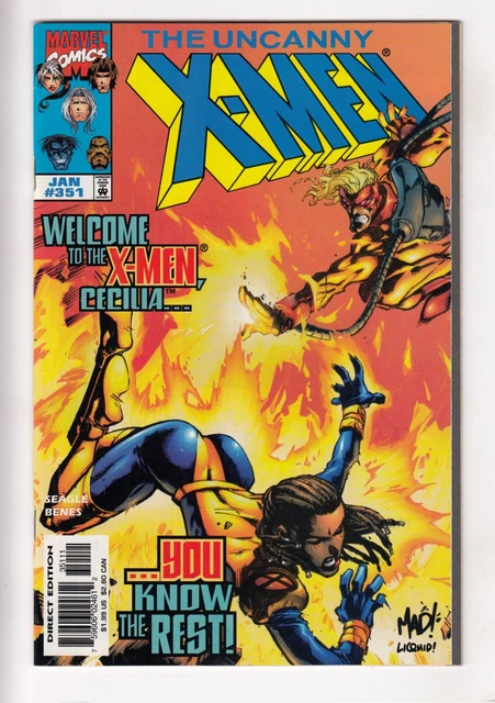 UNCANNY X-MEN #351 (1998-01) Vol 1 MARVEL Daredevil Pyro Sauron HIGH GRADE