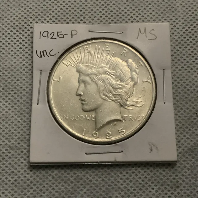 1925 p Silver Peace Dollar 90% silver.