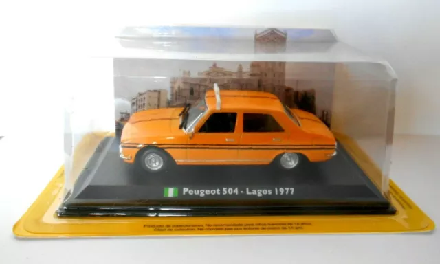 Die Cast Peugeot 504 Lagos 1977 Échelle 1/43 - Centauria Taxi Collection