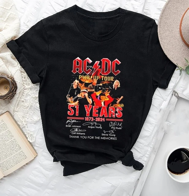MAGLIETTA AC/DC 2024 Tour, ACDC Pwr Up World Tour 2024, AC/DC Tour Merch, regali fan EUR 29,56