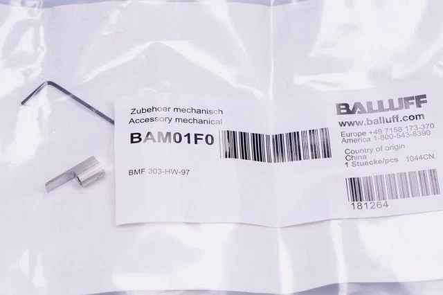 BALLUFF BAM01F0    BMF 303-HW-97  Haltewinkel für magnetische Sensoren  OVP