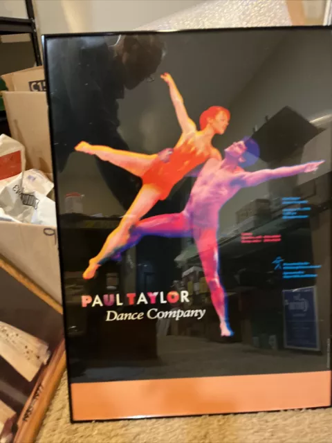 PAUL TAYLOR DANCE Company 1990  Poster 22x31” - Pittsburgh Show