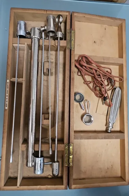 Antikes Holborn chirurgisches Instrument Co London Militär Kit