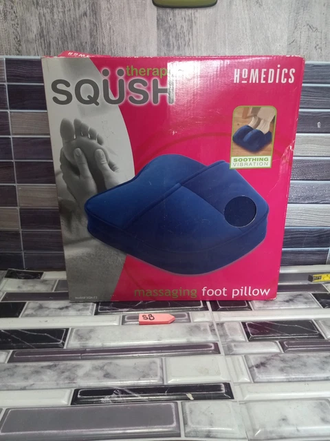 Homedics SQM-F2 Squish Massaging Foot Pillow Soothing Vibration Therapy  NEW