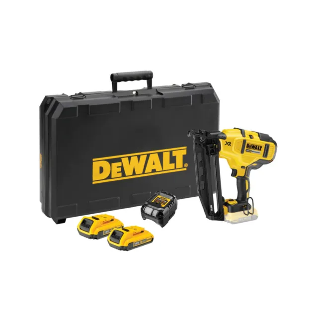 DeWalt DCN660D2 18v XR Brushless 2nd Fix Finishing Nailer Inc 2x 2.0Ah Batts