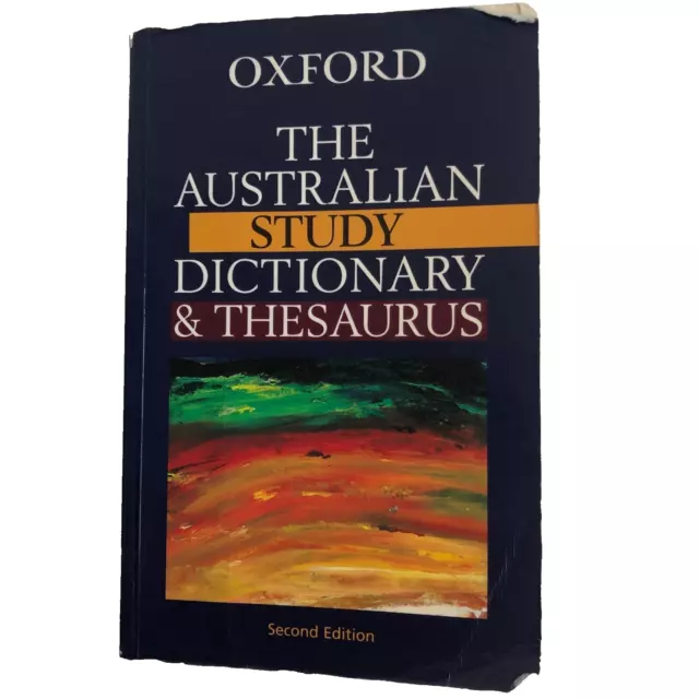 Oxford The Australian Study Dictionary And Thesaurus Second Edition School Home