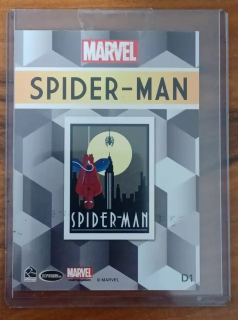 2014 Rittenhouse Marvel 75th Anniversary Case Topper D1 #1 SPIDER-MAN art deco 2